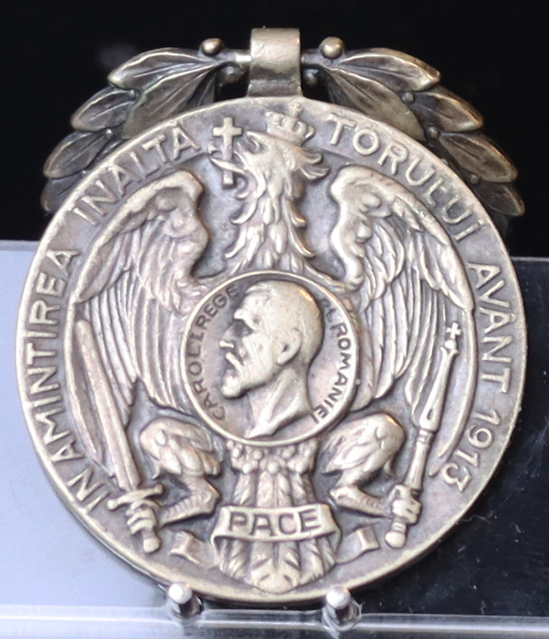 RUMÄNIEN 1913 Kriegs-Teilnehmer-Medaille Avantul Tarii RUMÄNIEN 1913 Kriegs-Teilnehmer-Medaille Avantul Tarii