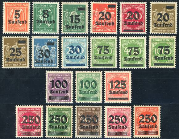 DR 1923 MiNr. 277-296