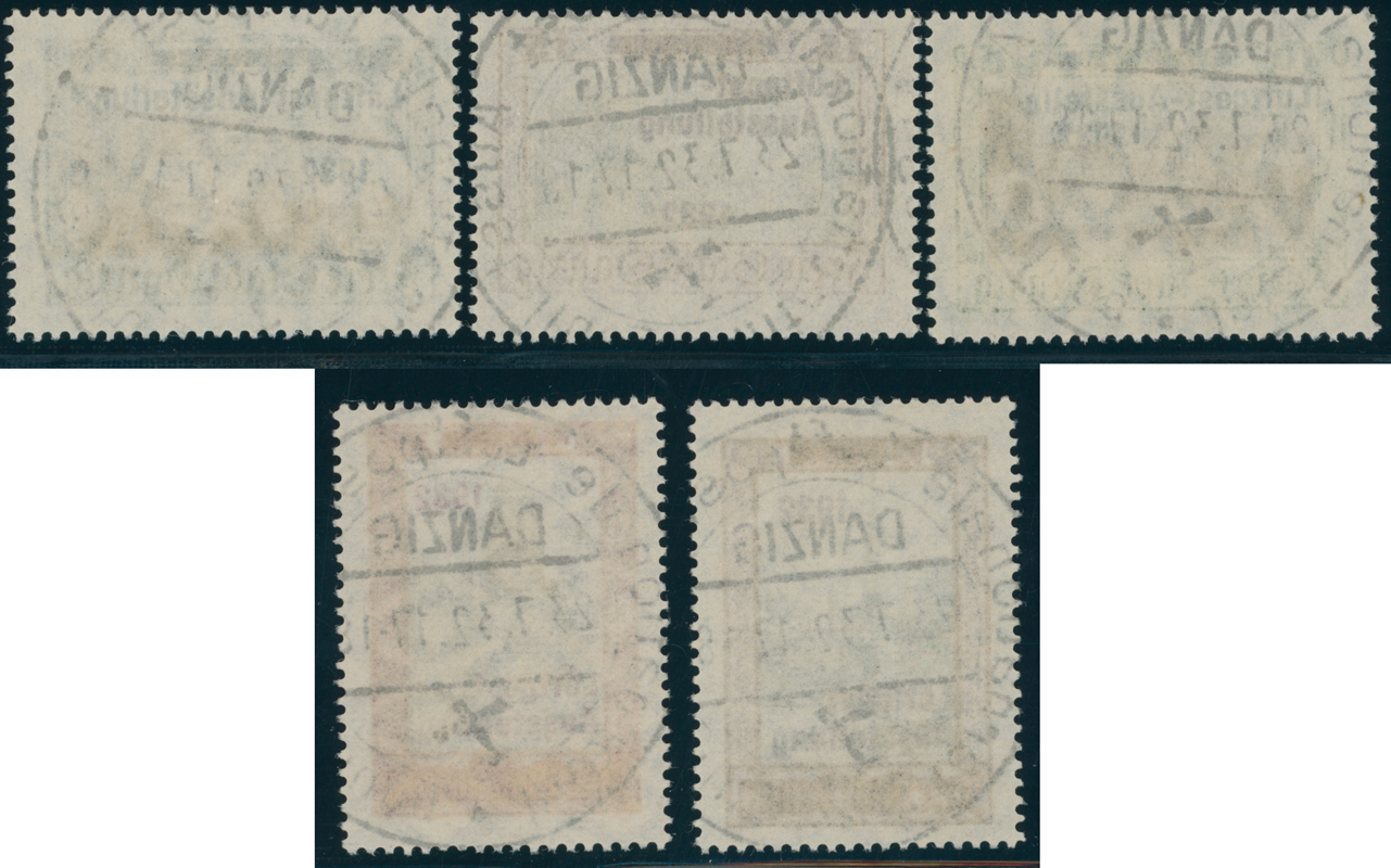 DANZIG 1932 MiNr. 231-235