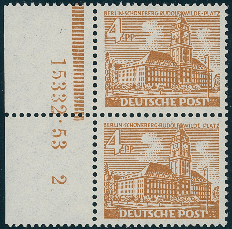 BERLIN 1949 MiNr. 43 HAN "15332.53 2" BERLIN 1949 MiNr. 43 HAN "15332.53 2"