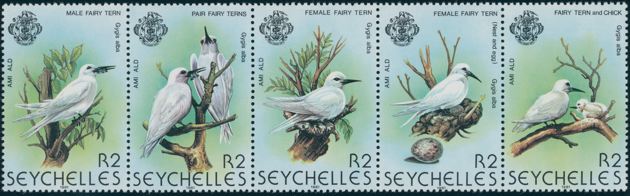 SEYCHELLEN 1981 MiNr. 478-482