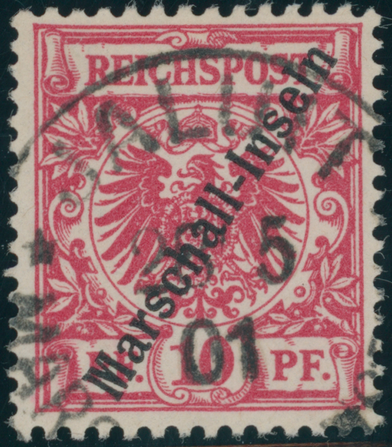 MARSHALL-INSELN 1899 MiNr. 3 II a