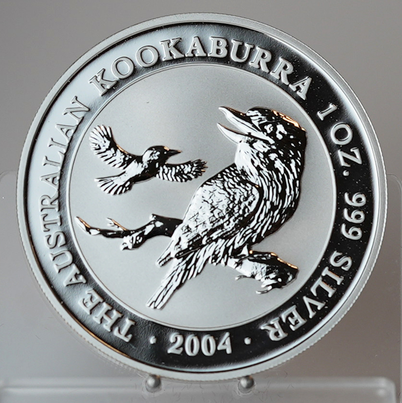 AUSTRALIEN 1 Dollar Silber 2004 Australian Kookaburra