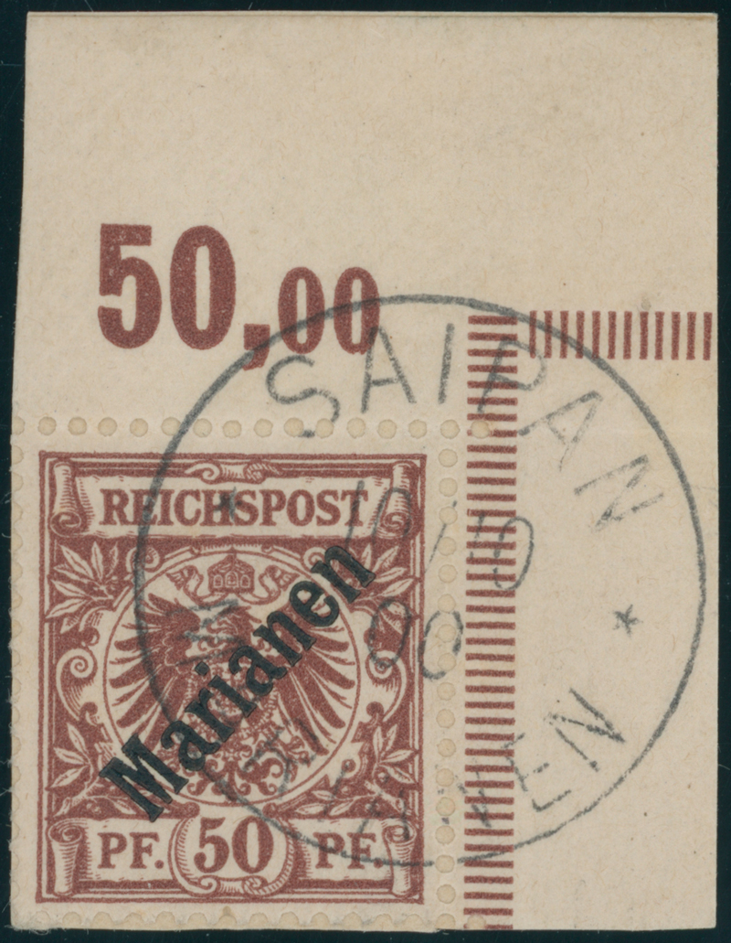 MARIANEN 1899 MiNr. 6 I Stempelsorte II