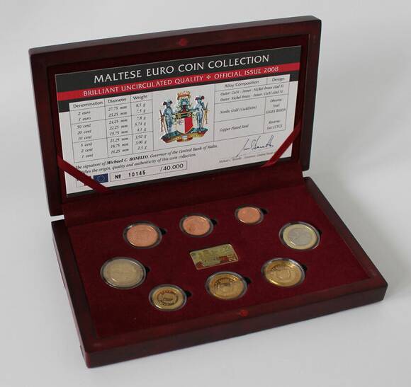 MALTA offizieller Kursmünzsatz KMS 2008