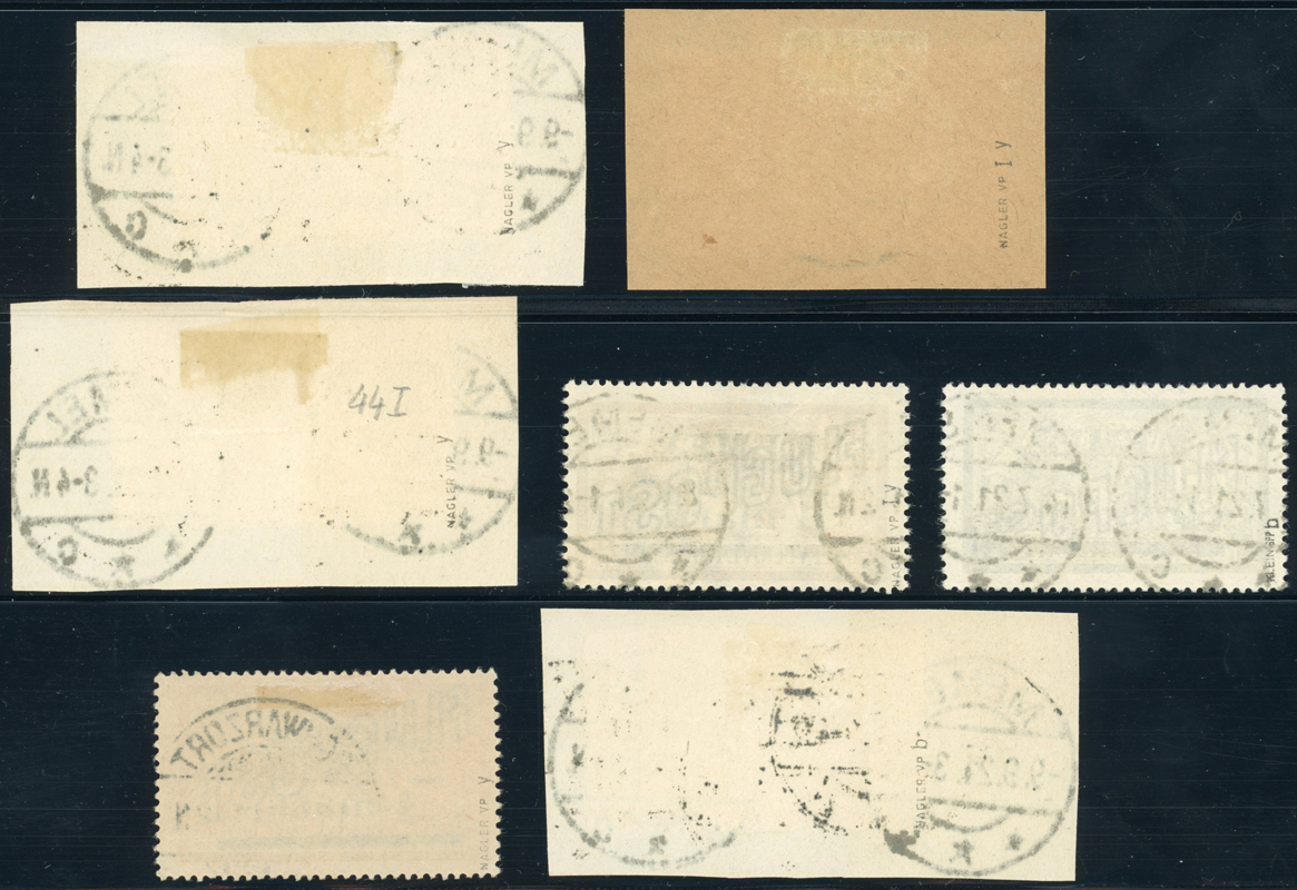 MEMELGEBIET 1921 MiNr. 40-46