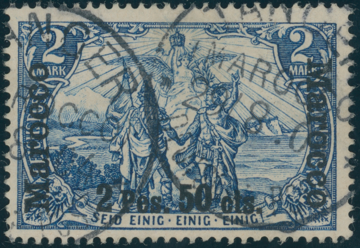 DP MAROKKO 1903 MiNr. 17 II / I