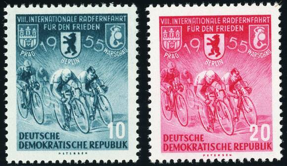 DDR 1955 MiNr. 470-471