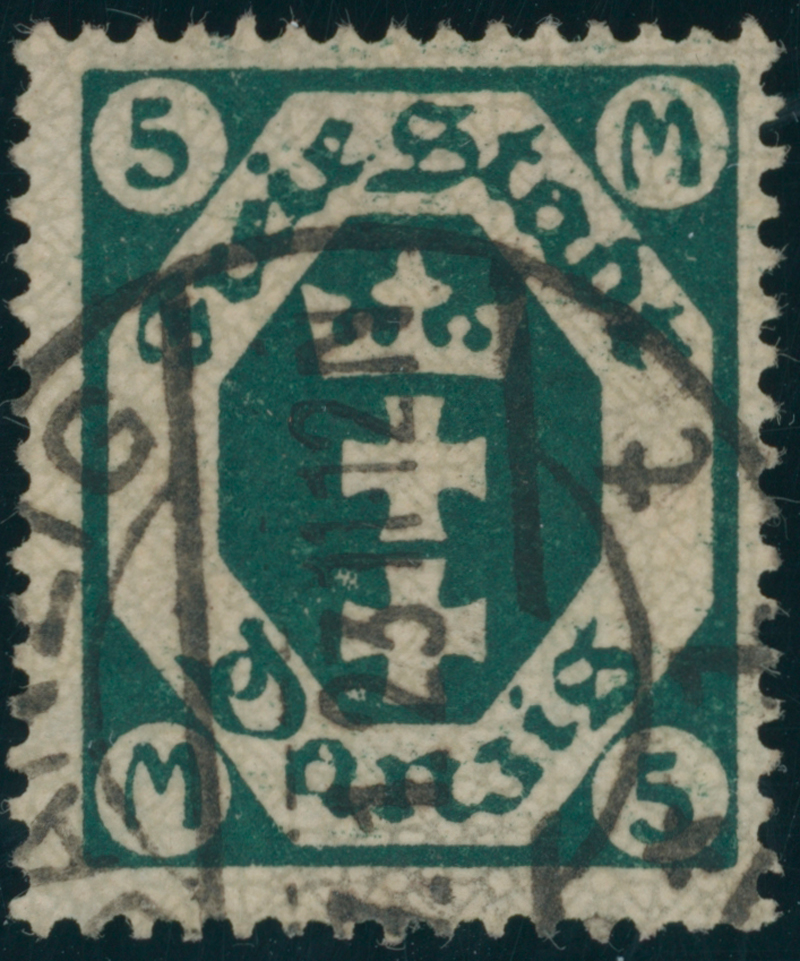 DANZIG 1922 MiNr. 108 Y