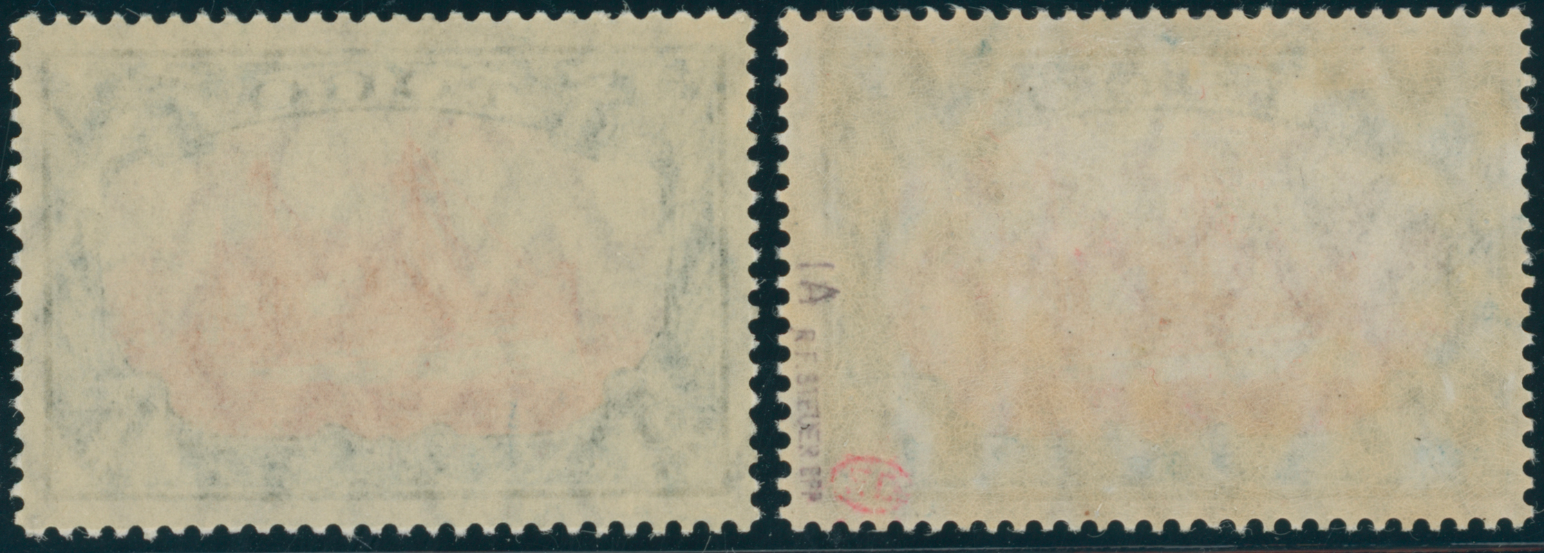 TOGO 1915/19 MiNr. 23 I A + II B