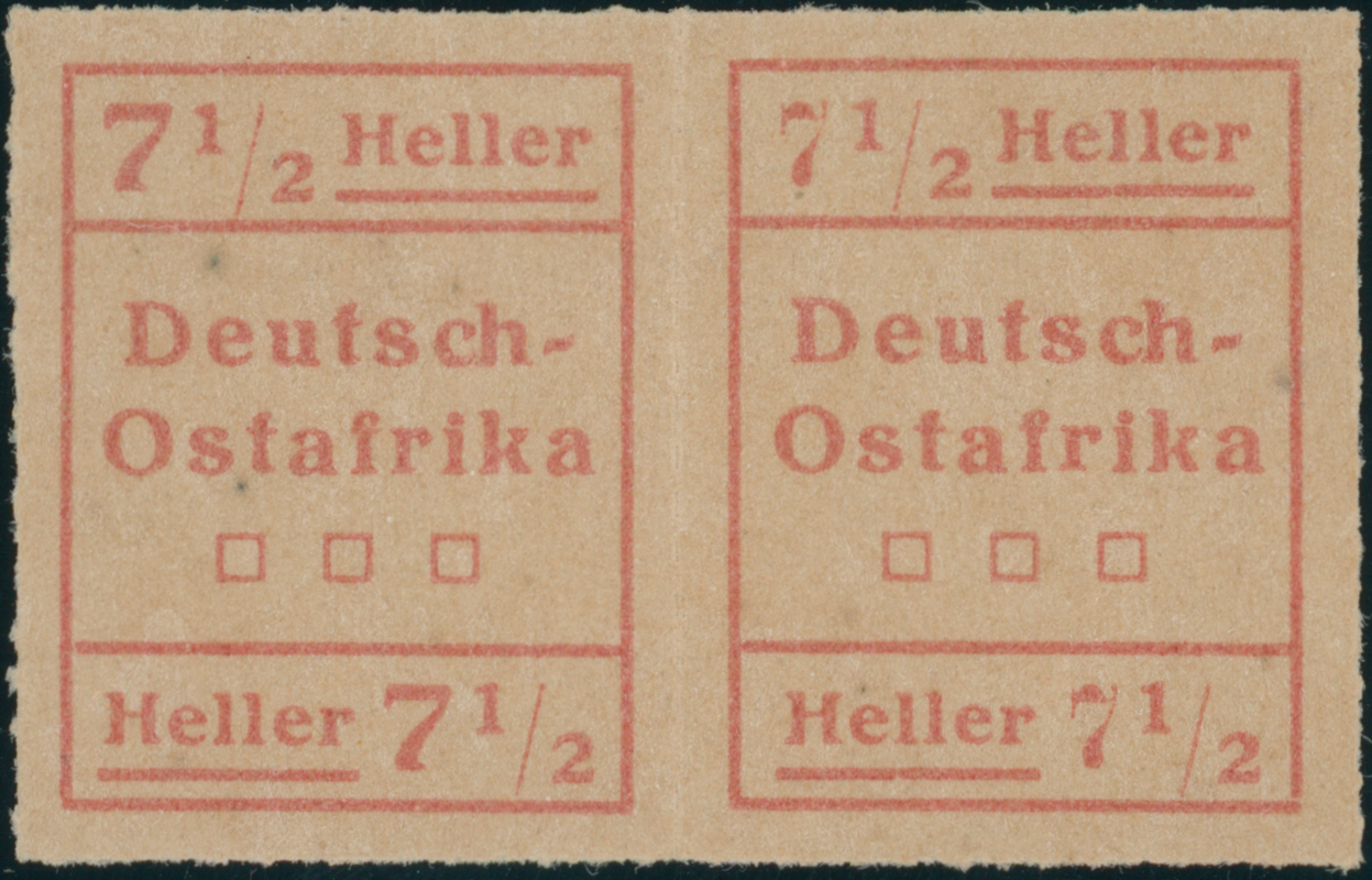 DEUTSCH-OSTAFRIKA 1916 WUGA MiNr. IV W 1