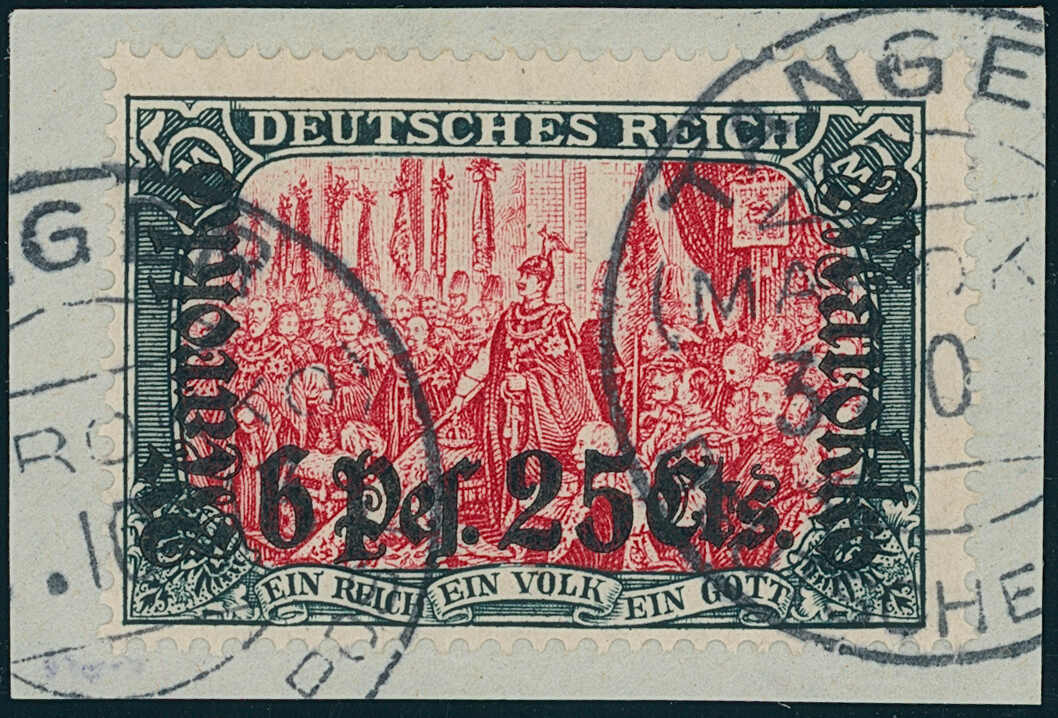 DP MAROKKO 1911 MiNr. 58 I A a DP MAROKKO 1911 MiNr. 58 I A a