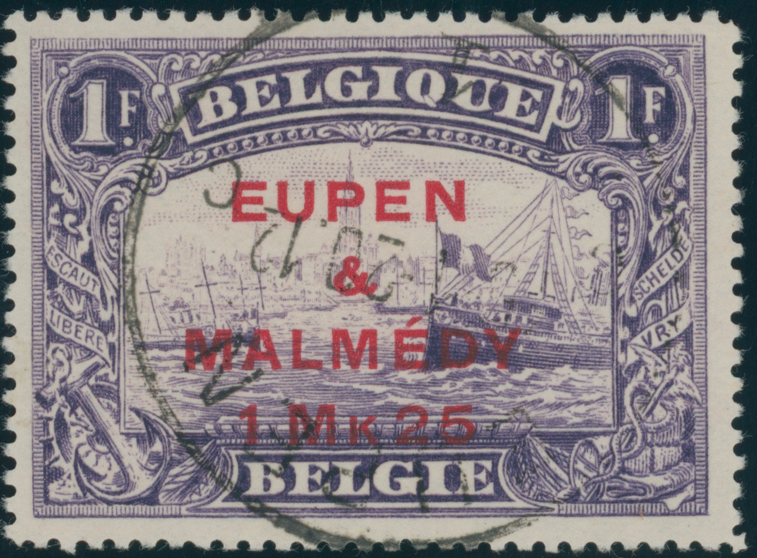 EUPEN UND MALMÉDY 1920 MiNr. 7 C