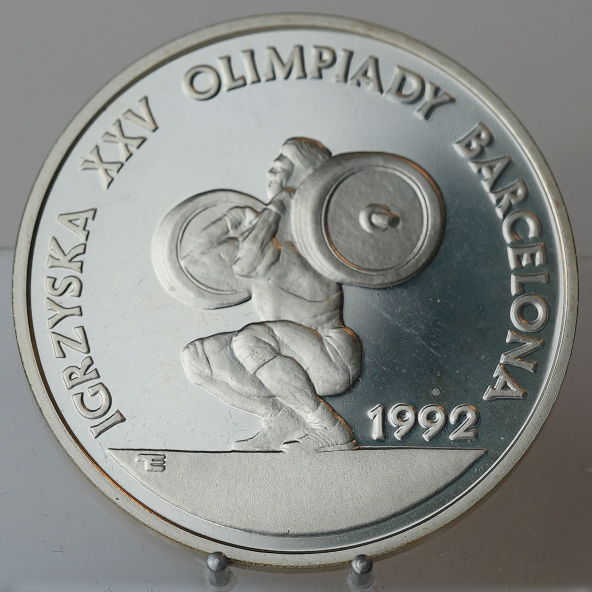 POLEN 200.000 Zlotych 1991 Olympische Spiele 1992 in Barcelona PP  Kopie