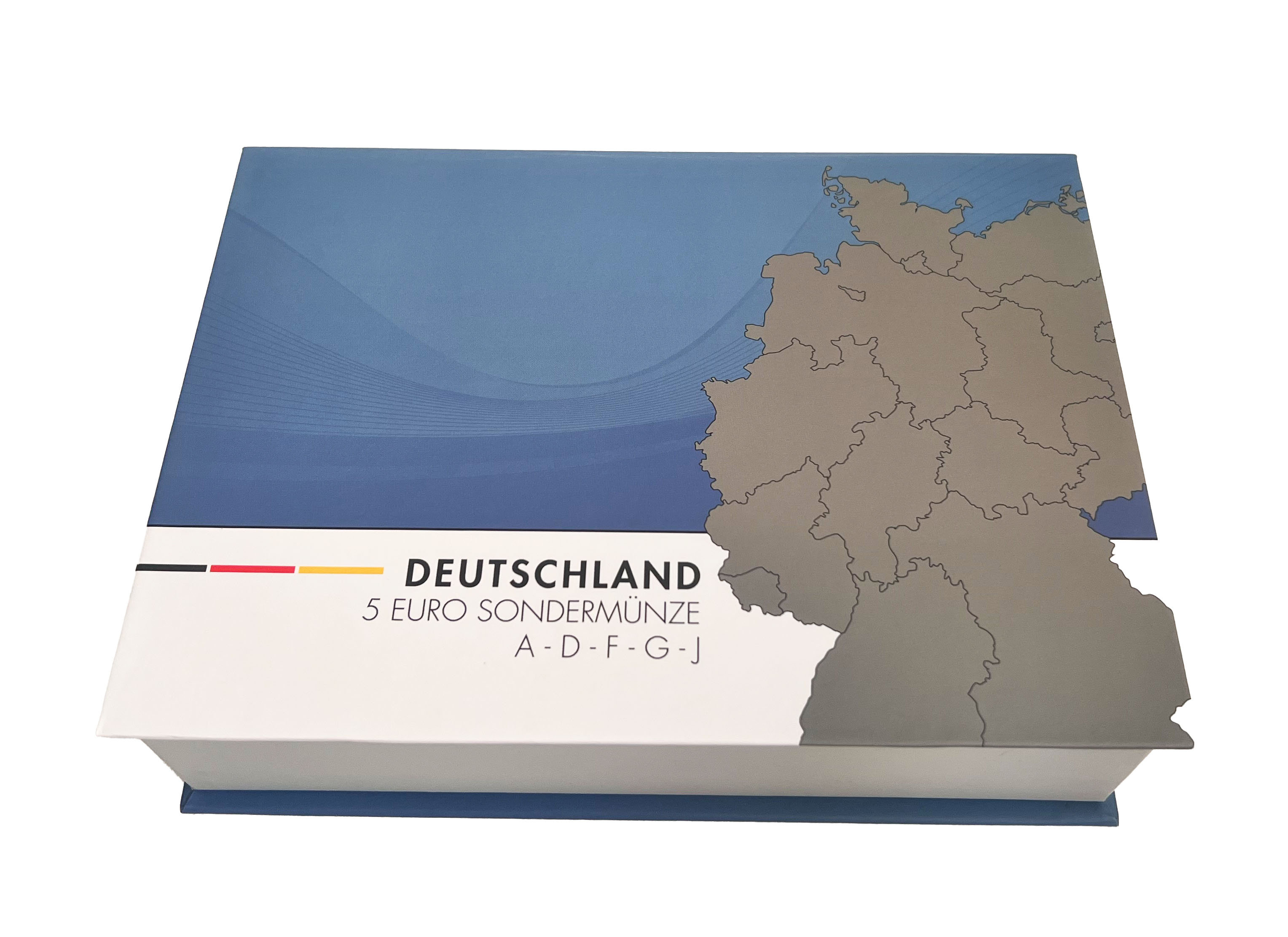 BRD 5 x 5 Euro Polymer 2019 Gemäßigte Zone in Unterlicht-Box