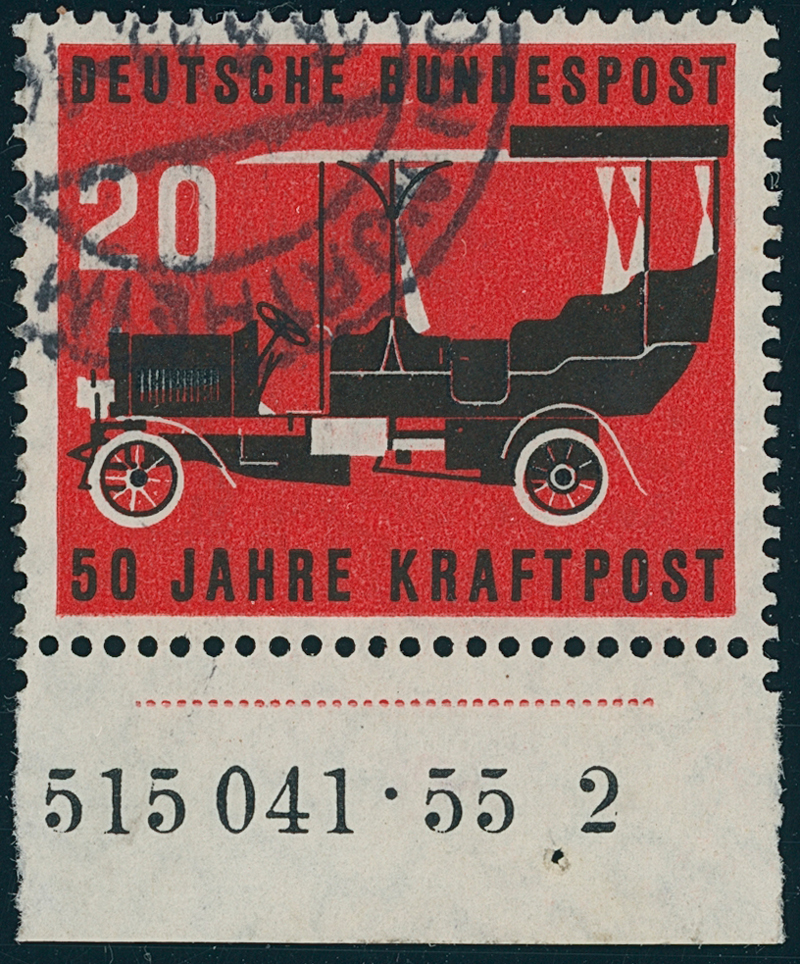 BRD 1955 MiNr. 211 HAN Unterrand