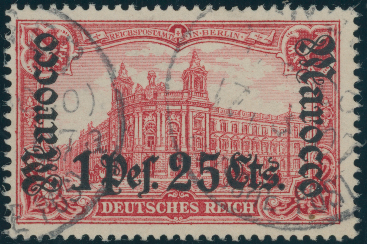 DP MAROKKO 1905 MiNr. 30 A