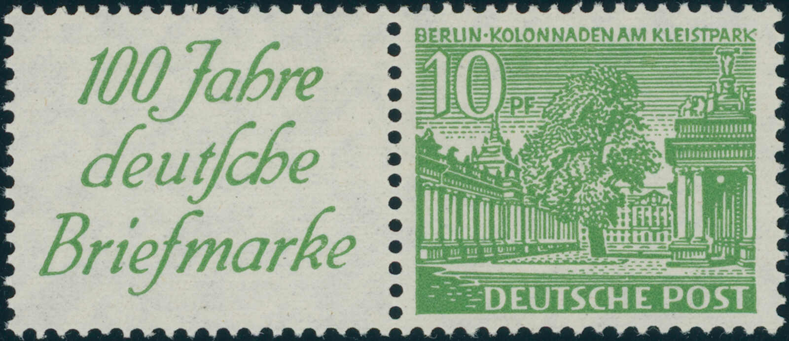 BERLIN 1949 Zusammendruck W 9