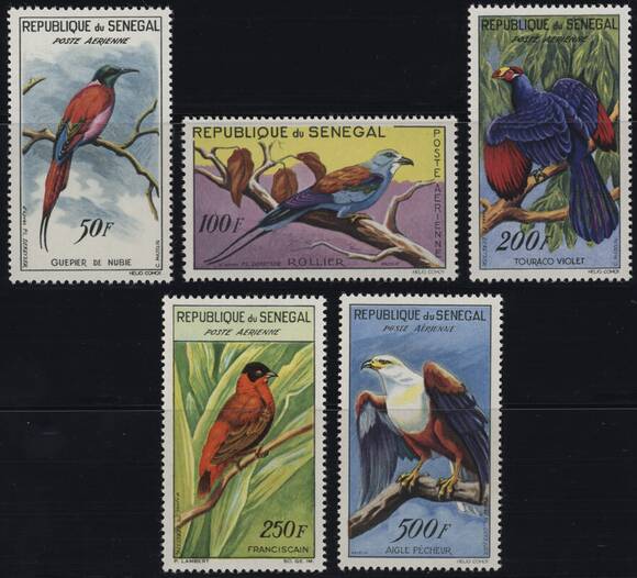 SENEGAL 1960 MiNr. 239-243