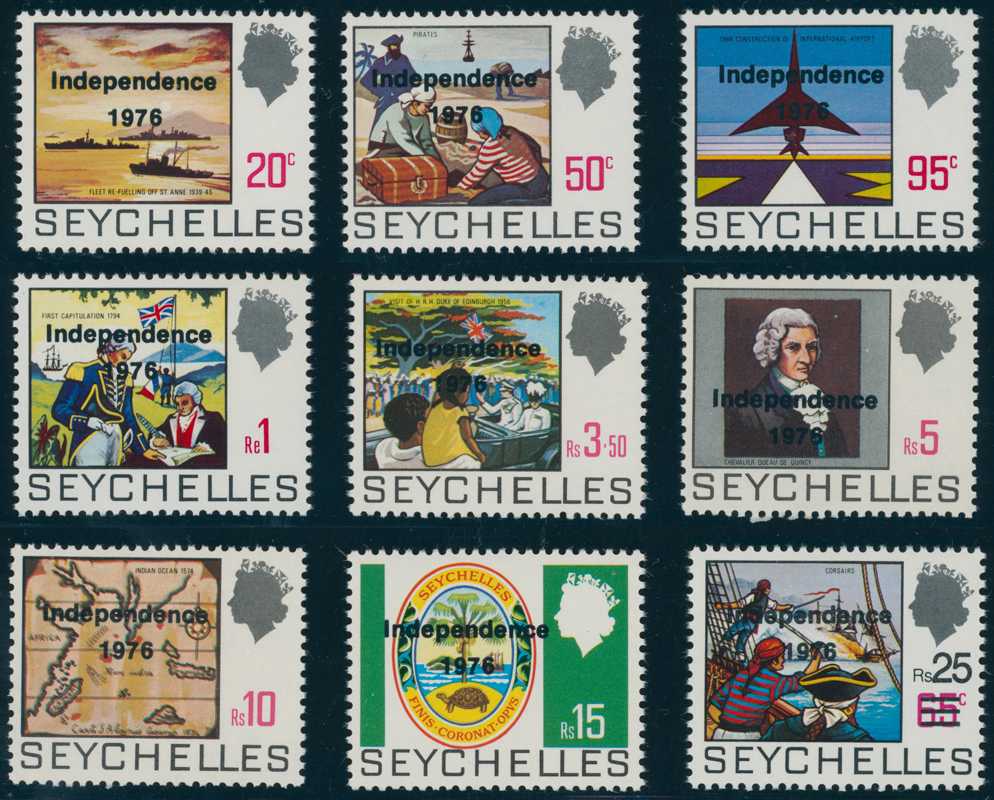 SEYCHELLEN 1976 MiNr. 366-374