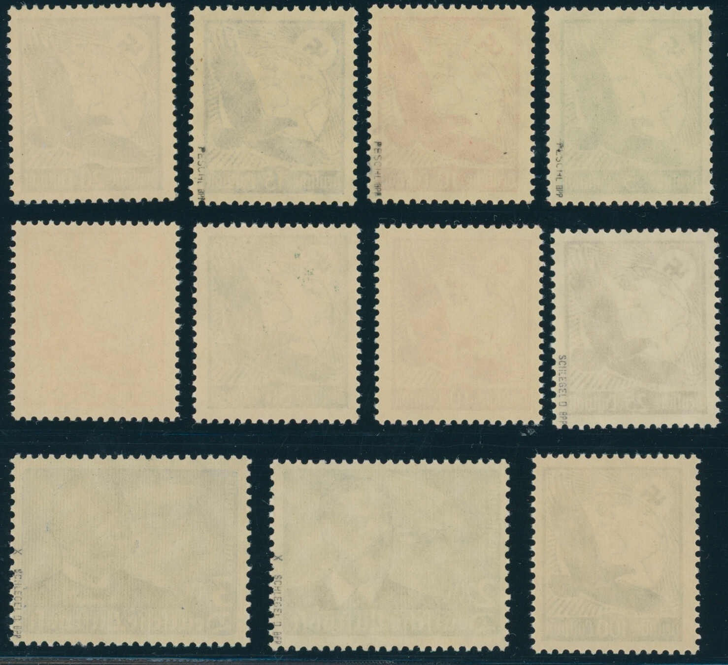 DEUTSCHES REICH 1934 MiNr. 529-539 x