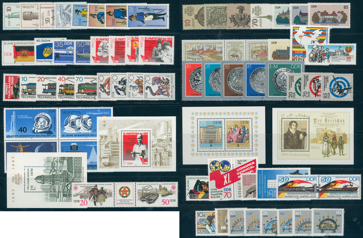 DDR 1986 Jahrgang komplett
