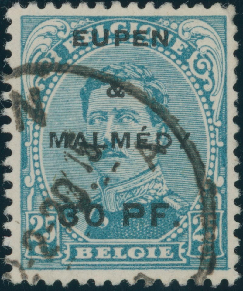 EUPEN UND MALMÉDY 1920 MiNr. 5 A PF II