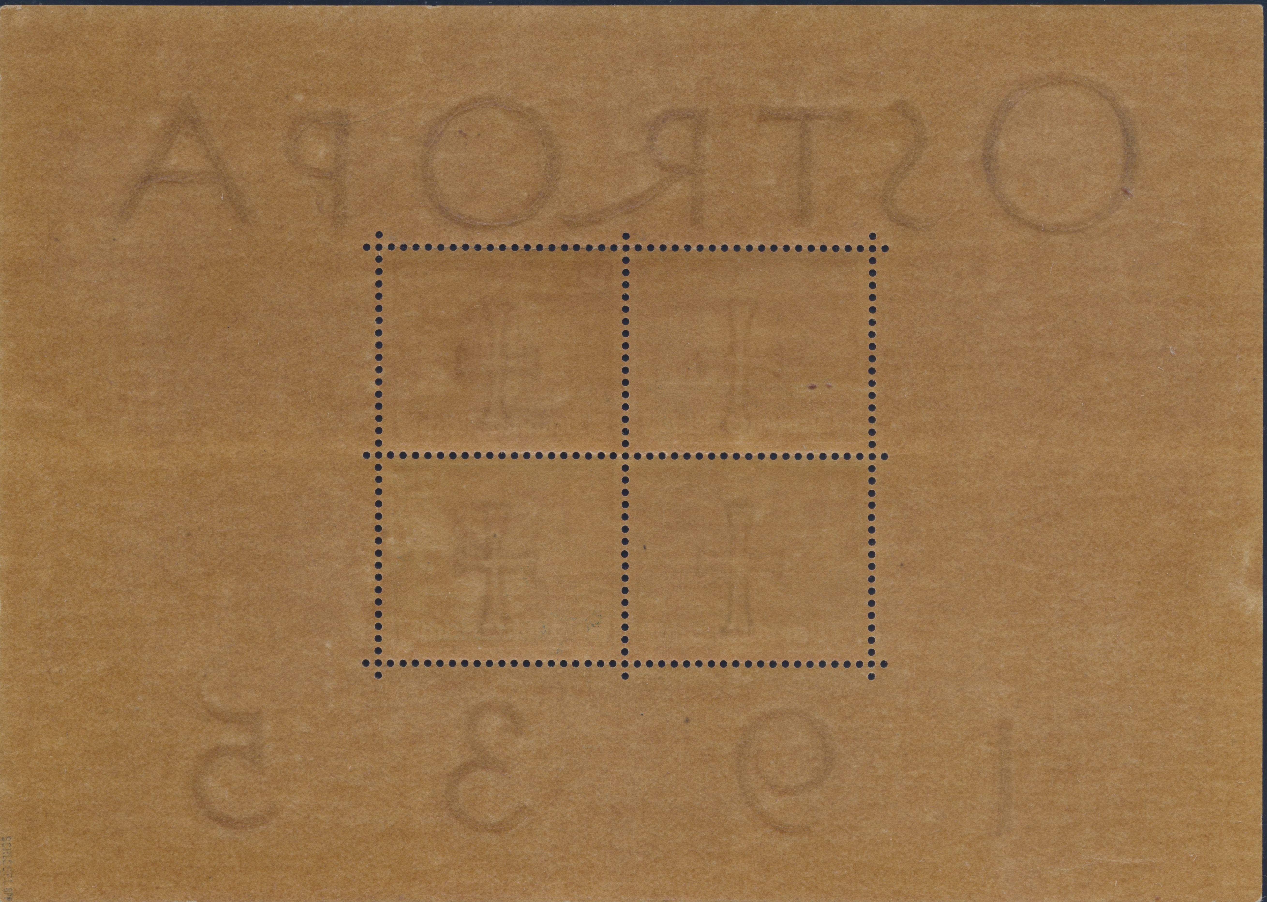 Deutsches Reich 1935 Block 3 Ostropa mit vollständigem Originalgummi