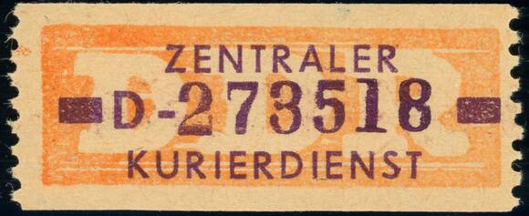 DDR-Dienst MiNr. B 22 D, Rostock