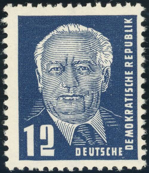 DDR 1952 MiNr. 323 va XII