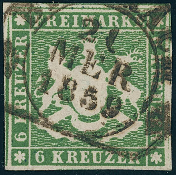 WÜRTTEMBERG MiNr. 8 b