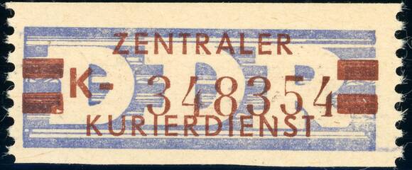 DDR-Dienst MiNr. B 21 K N