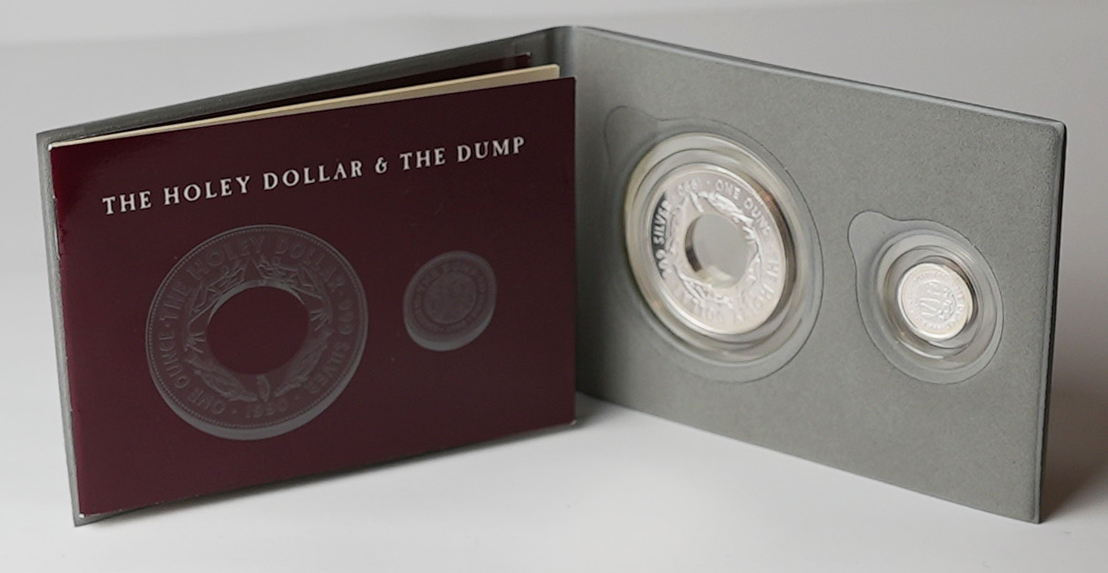 AUSTRALIEN 1990 The Holey Dollar and the Dump PP