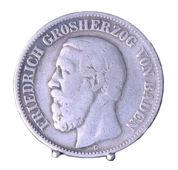 BADEN 2 Mark 1876 G, Jaeger 26