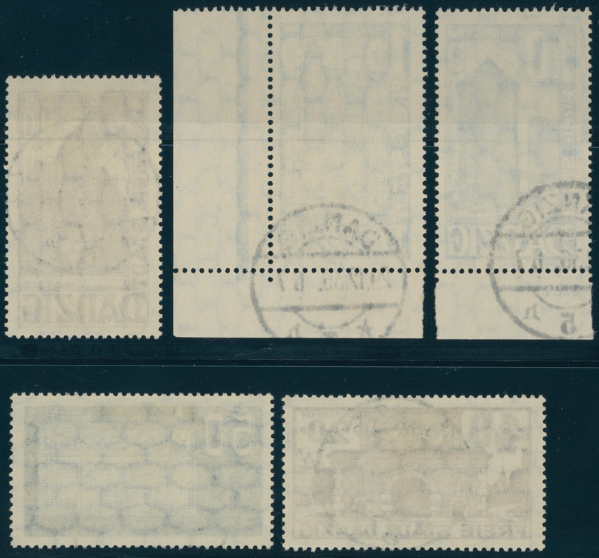 DANZIG 1936 MiNr. 262-266
