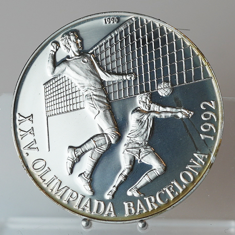 KARIBIK 10 Pesos 1990 Olympische Spiele Barcelona PP