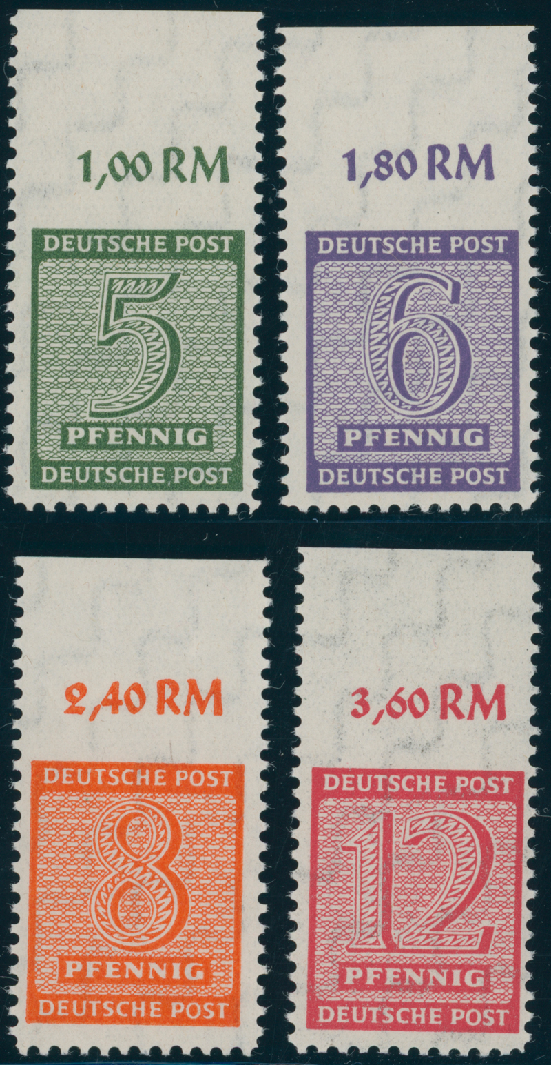 SBZ MiNr. 116-119 BX Oberrand
