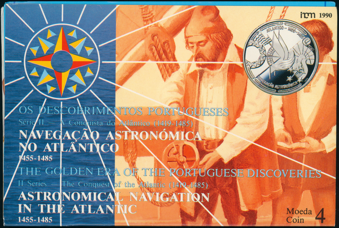 PORTUGAL 100 Escudos 1990 Navigation im Atlantik