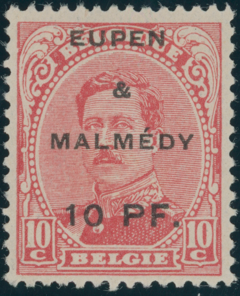 EUPEN UND MALMÉDY 1920 MiNr. 2 A PF