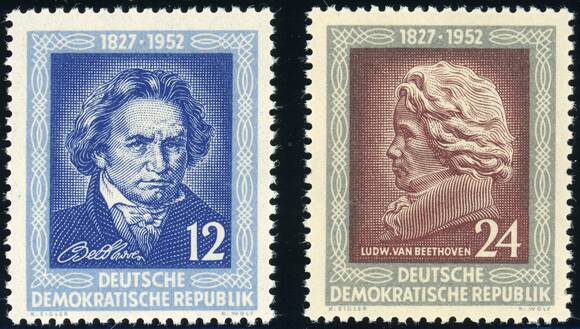 DDR 1952 MiNr. 300-301