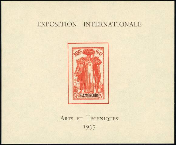 KAMERUN 1937 Block 1