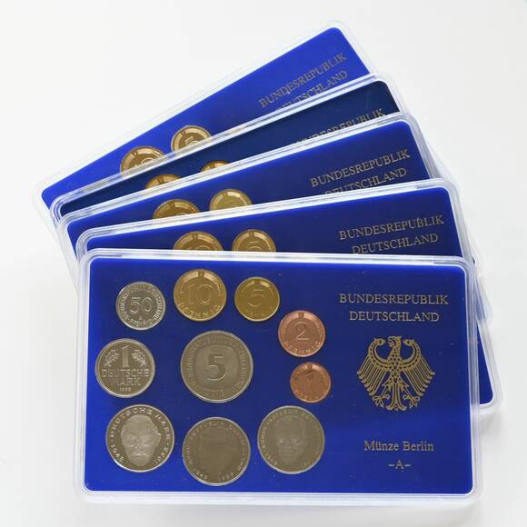 BRD 1999 Kursmünzsätze ADFGJ komplett