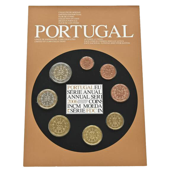 PORTUGAL 2006 Kursmünzensatz