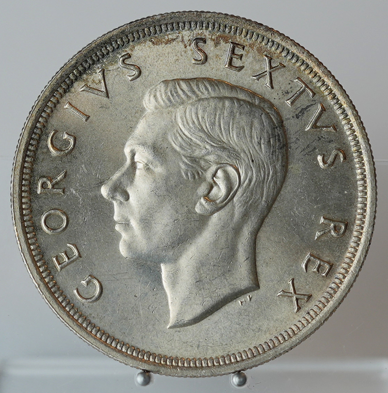 SÜDAFRIKA 5 Shillings Silber 1952 Segelschiff Dromedaris
