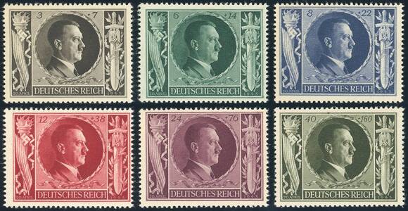 DR 1943 MiNr. 844-849