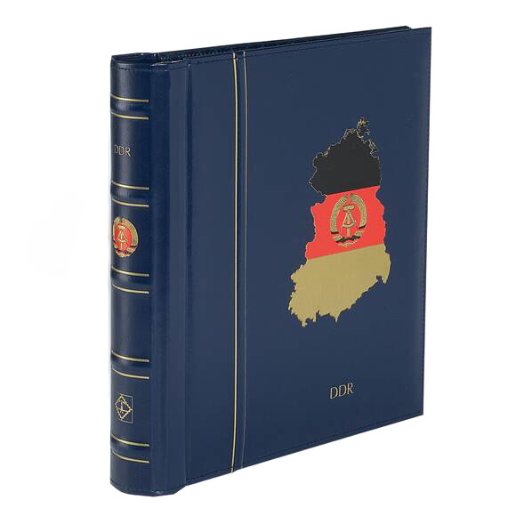 LEUCHTTURM SF-Vordruckalbum PERFECT DP, im Classic Design 'DDR 1970-1979', blau