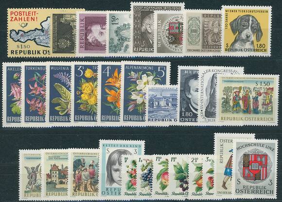 Österreich 1966 Jahrgang komplett Österreich 1966 Jahrgang komplett