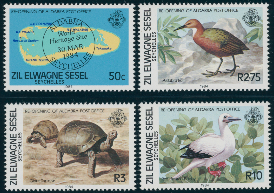 SEYCHELLEN-ÄUßERE SEYCHELLEN 1984 MiNr. 76-79