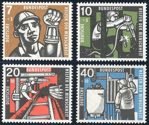 BRD 1957 MiNr. 270-273