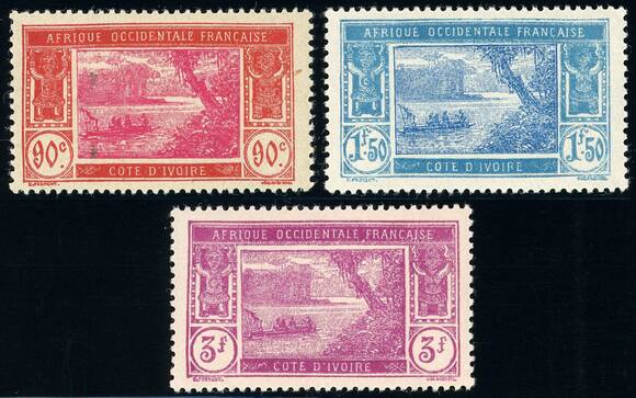 ELFENBEINKÜSTE 1930 MiNr. 83-85